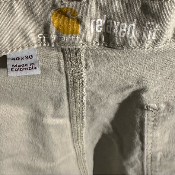 Carhartt Relaxed Fit Straight Leg Utility Pants in Tan - Picture 4 of 8